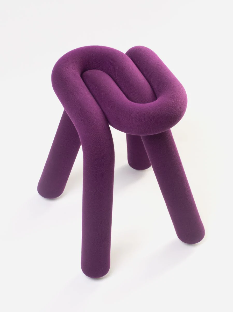 Moustache Bold Stool Purple