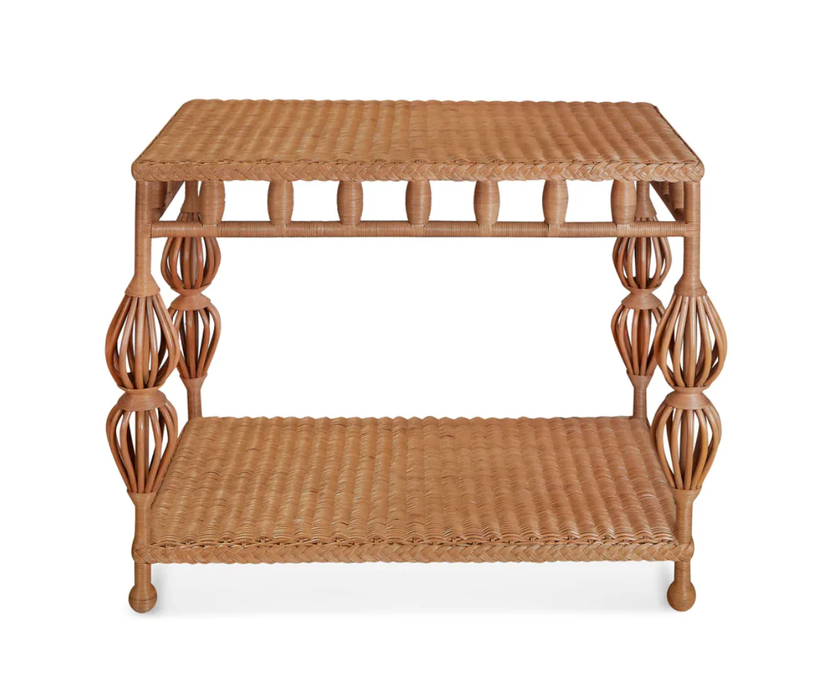 Kenan Side Table - Rattan