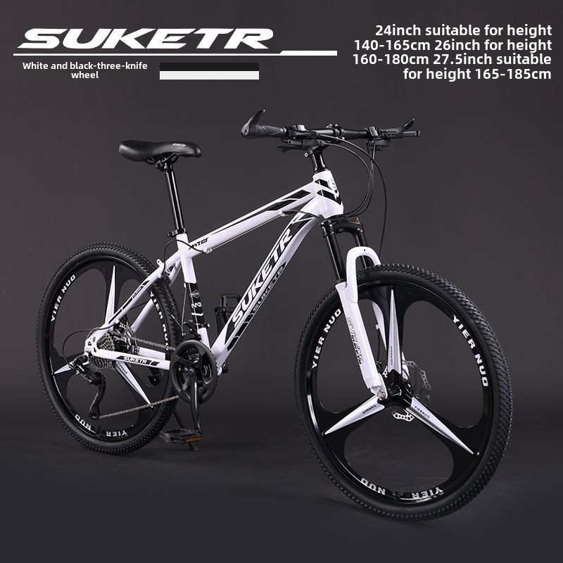 0ra Mountain Bike Bicycle Off-Road Unisex Adult Lightweight Road Racing Disc Brake Variable Speed Student City Shock Absorption