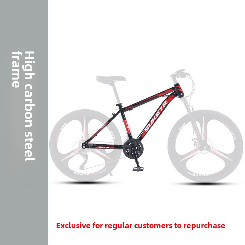 0ra Mountain Bike Bicycle Off-Road Unisex Adult Lightweight Road Racing Disc Brake Variable Speed Student City Shock Absorption