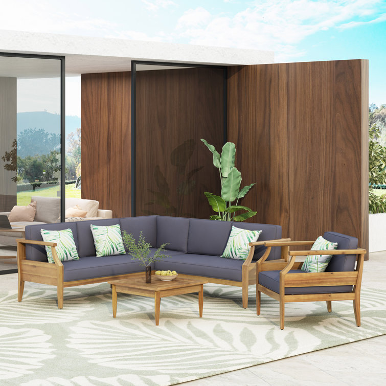 Oundle 5 - Person Outdoor Seating Group with Cushions