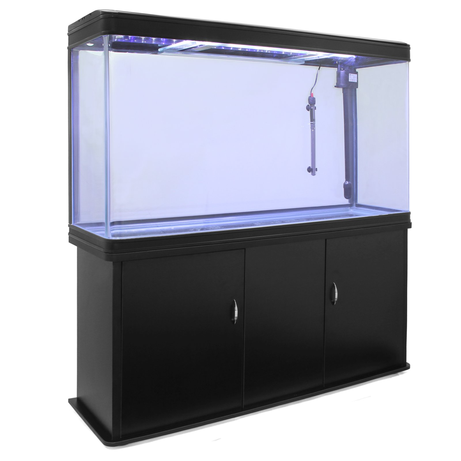 【Furniture】【BS】Large Fish Tank Aquarium 4ft 300L Marine Tropical Salt Water Freshwater & Complete Starter Kit
