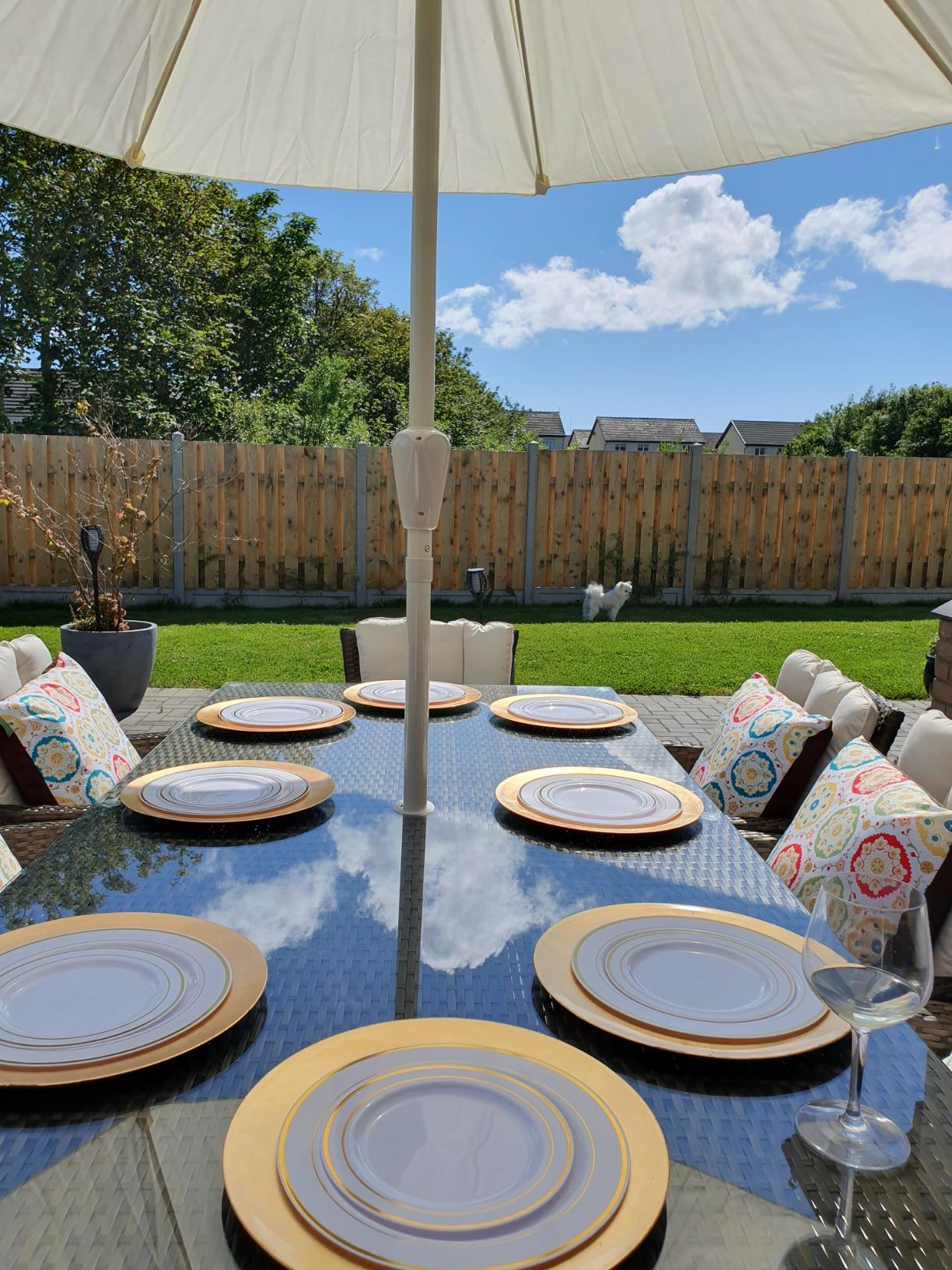 【Home&Garden】HOTSALES 8 SAVANNAH Armchair oval table set.