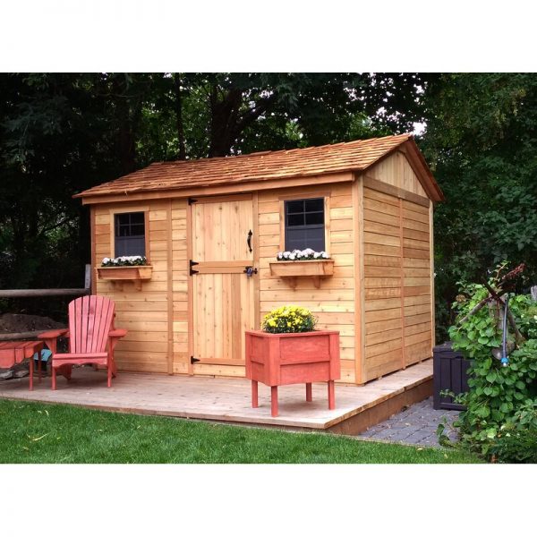 【Storage shed】12 feet wide x 8 feet deep wooden storage shed