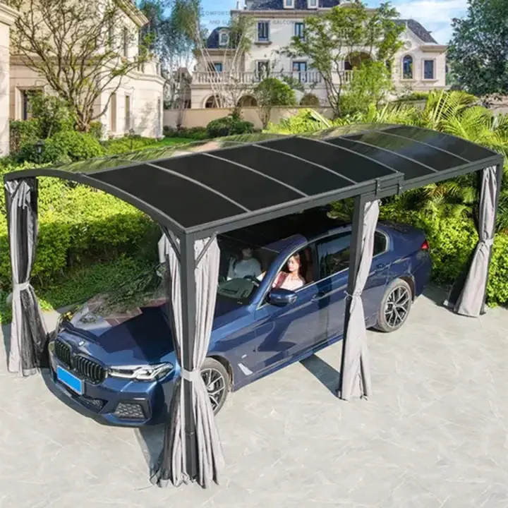 【Home&Garden】2.9x5.45meter Outdoor awning sliding retractable aluminum PC board