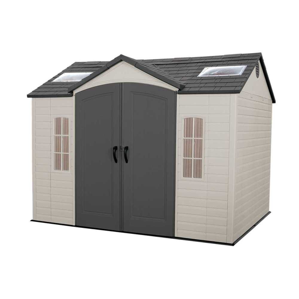 【Storage Shed】【BS】10x8 ft Outdoor Storage Shed, Desert Sand