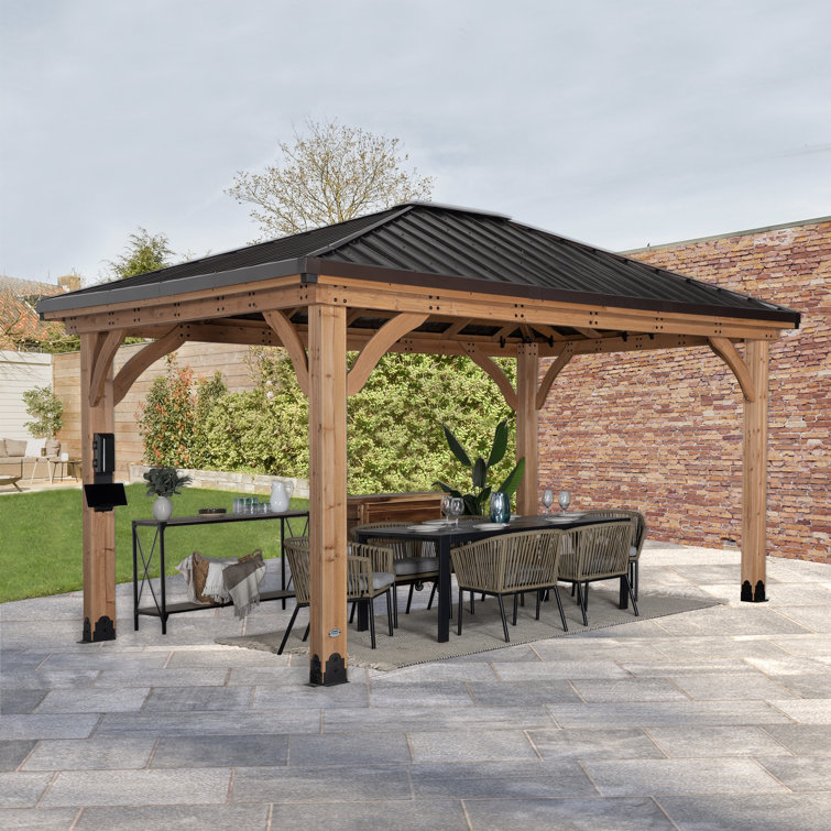 【Gazebo】Backyard Discovery 14' x 12' Barrington Gazebo