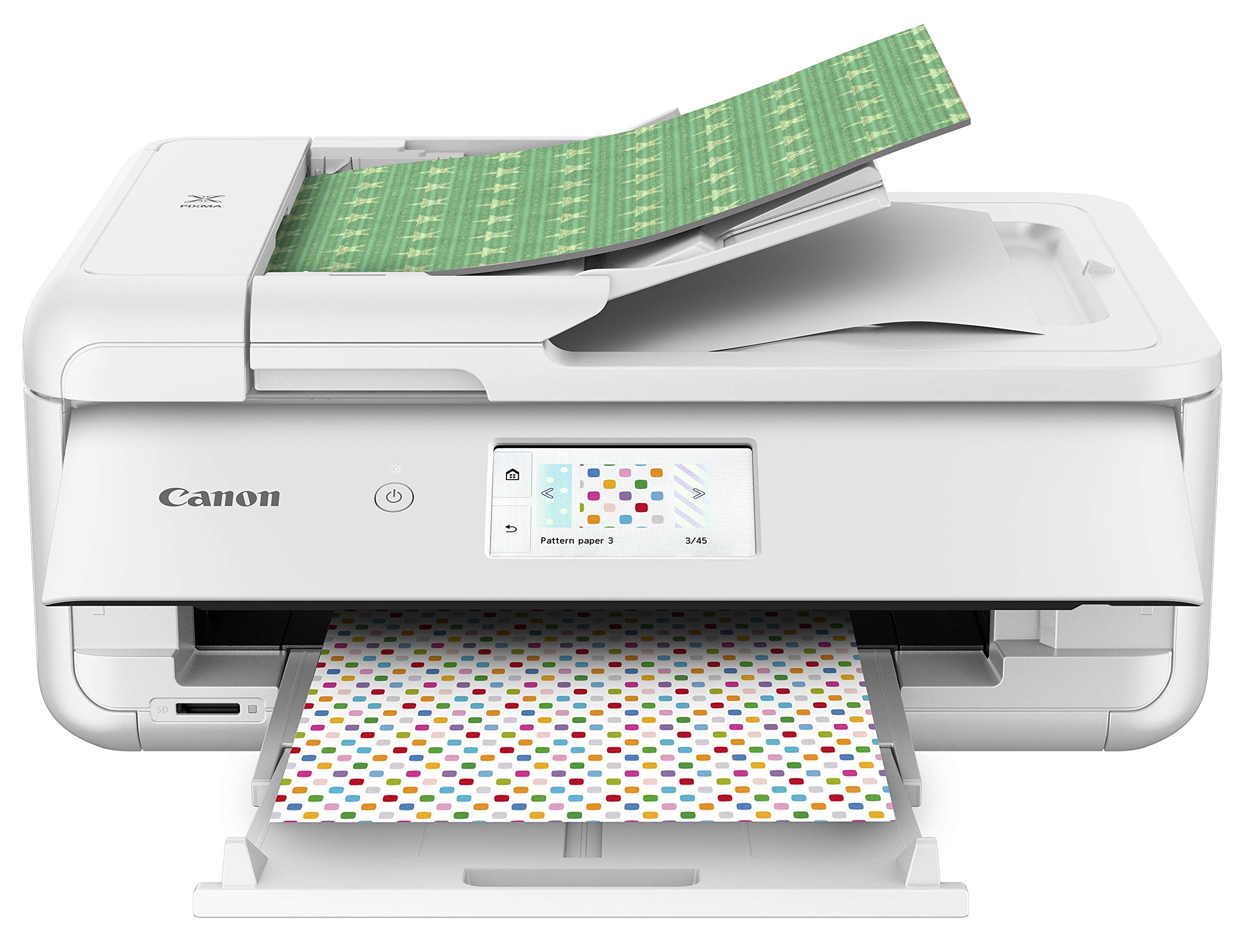【Electronics】TS9521C All-In-One Wireless Crafting Photo Printer, 12X12 Printing, White