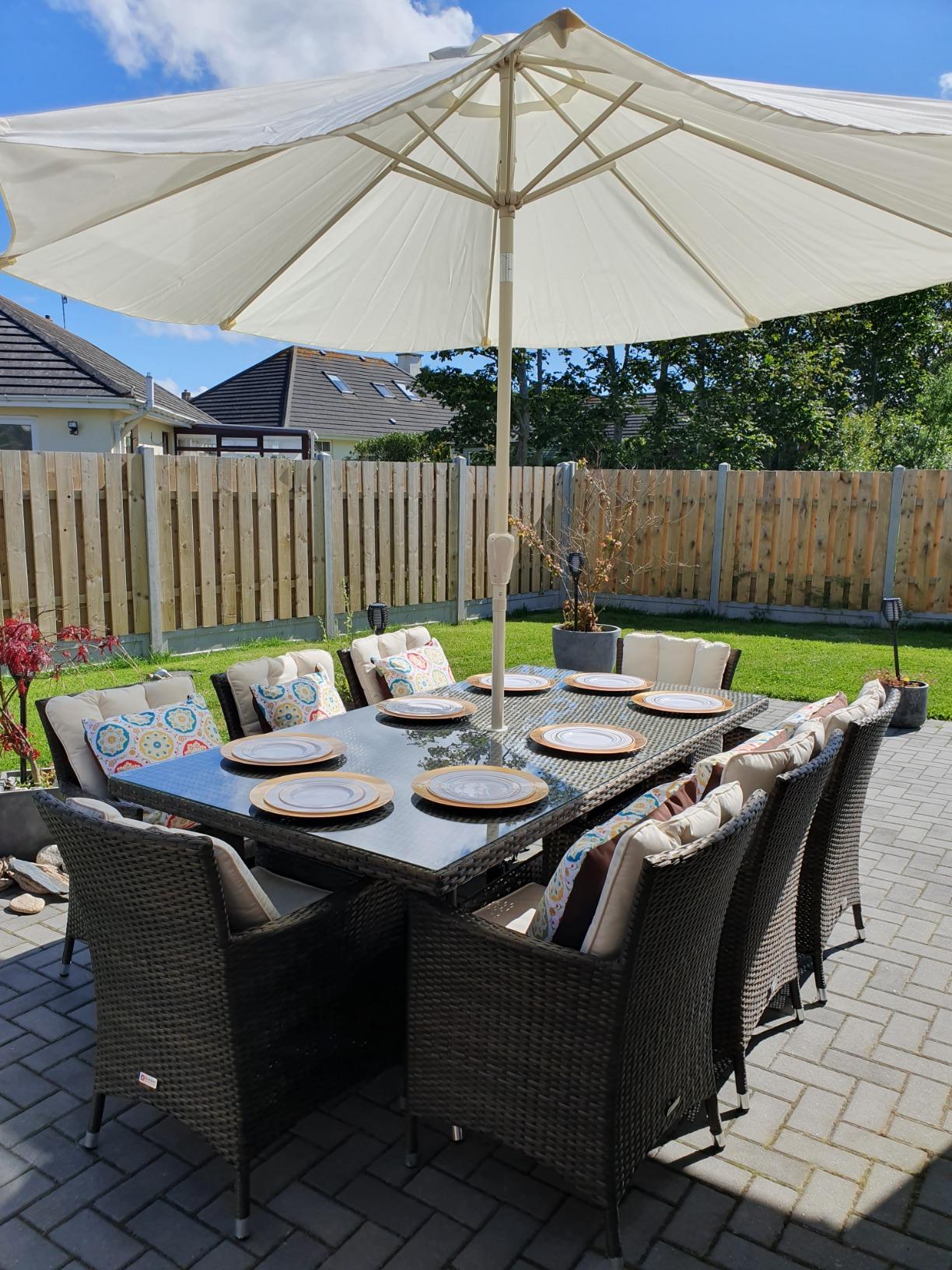 【Home&Garden】HOTSALES 8 SAVANNAH Armchair oval table set.
