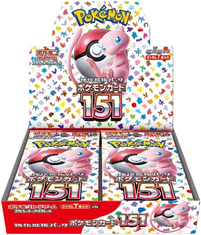 Pokemon Card Game Scarlet & Violet Enhanced Expansion Pack Pokemon Card 151 Box (Japanese), 4521329346038, White