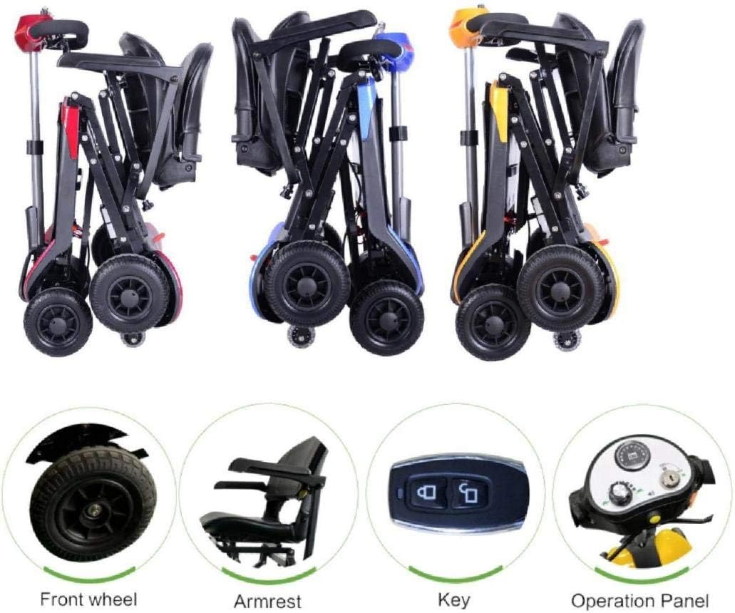 Monarch SOLAX Elf + Automatic Folding Mobile Scooter-Blue