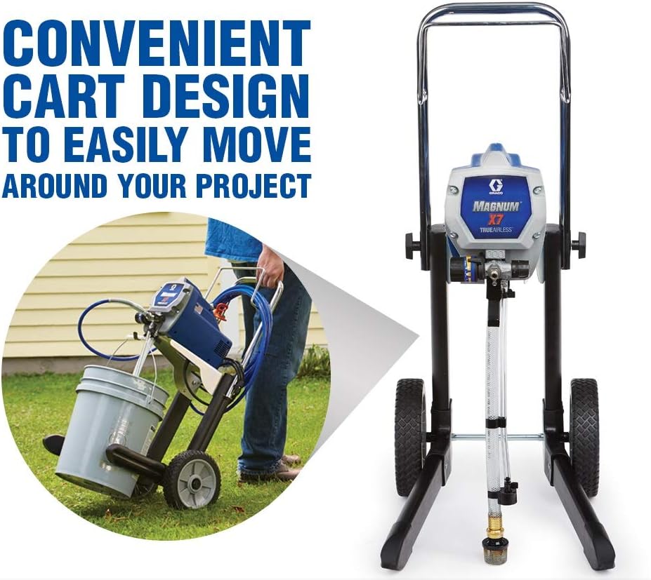 Graco Magnum ProX19 Cart Airless Paint Sprayer, Gray