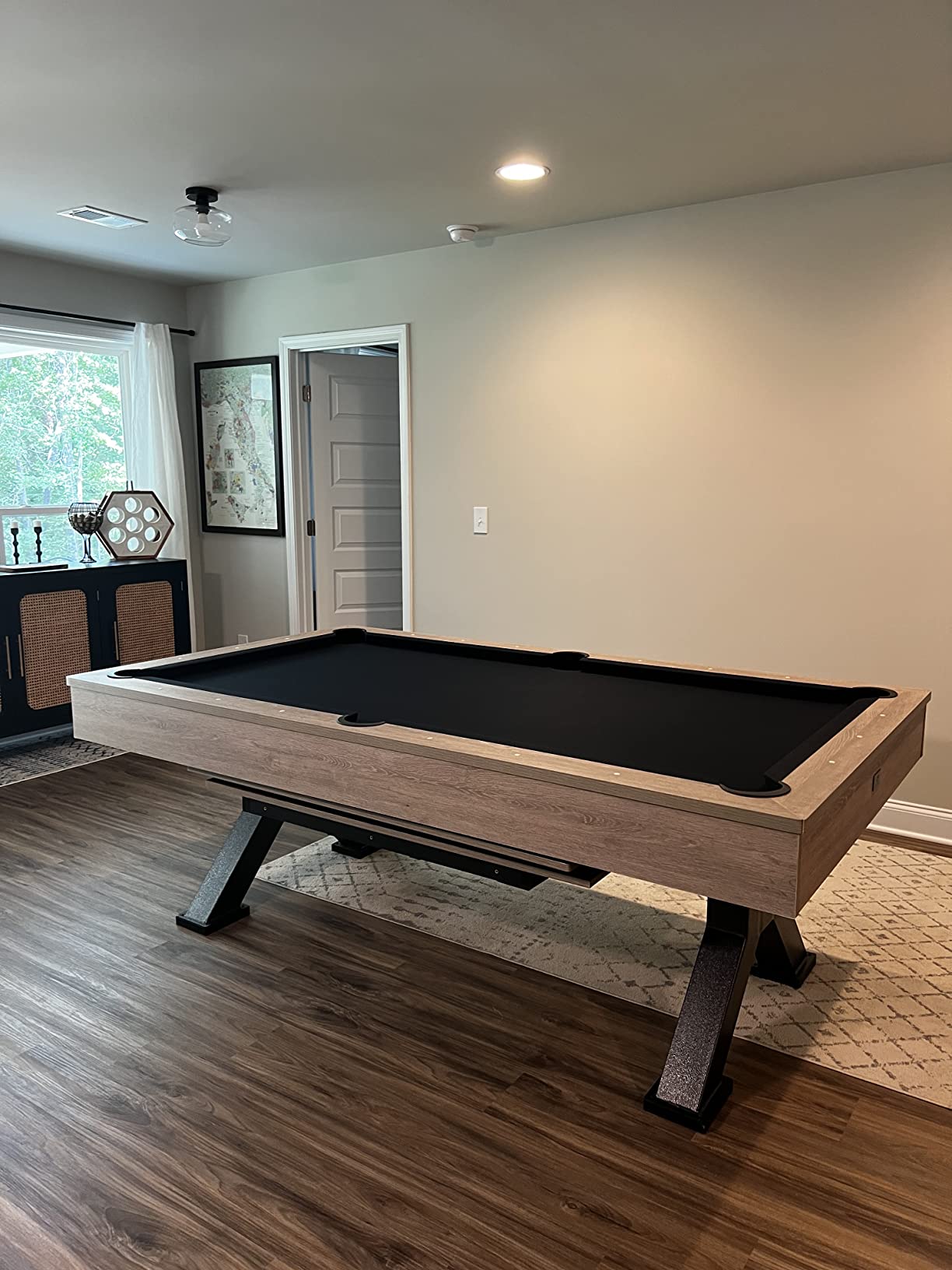 【Sports&Outdoors】Black Canyon 7' Pool Table with Dining Top