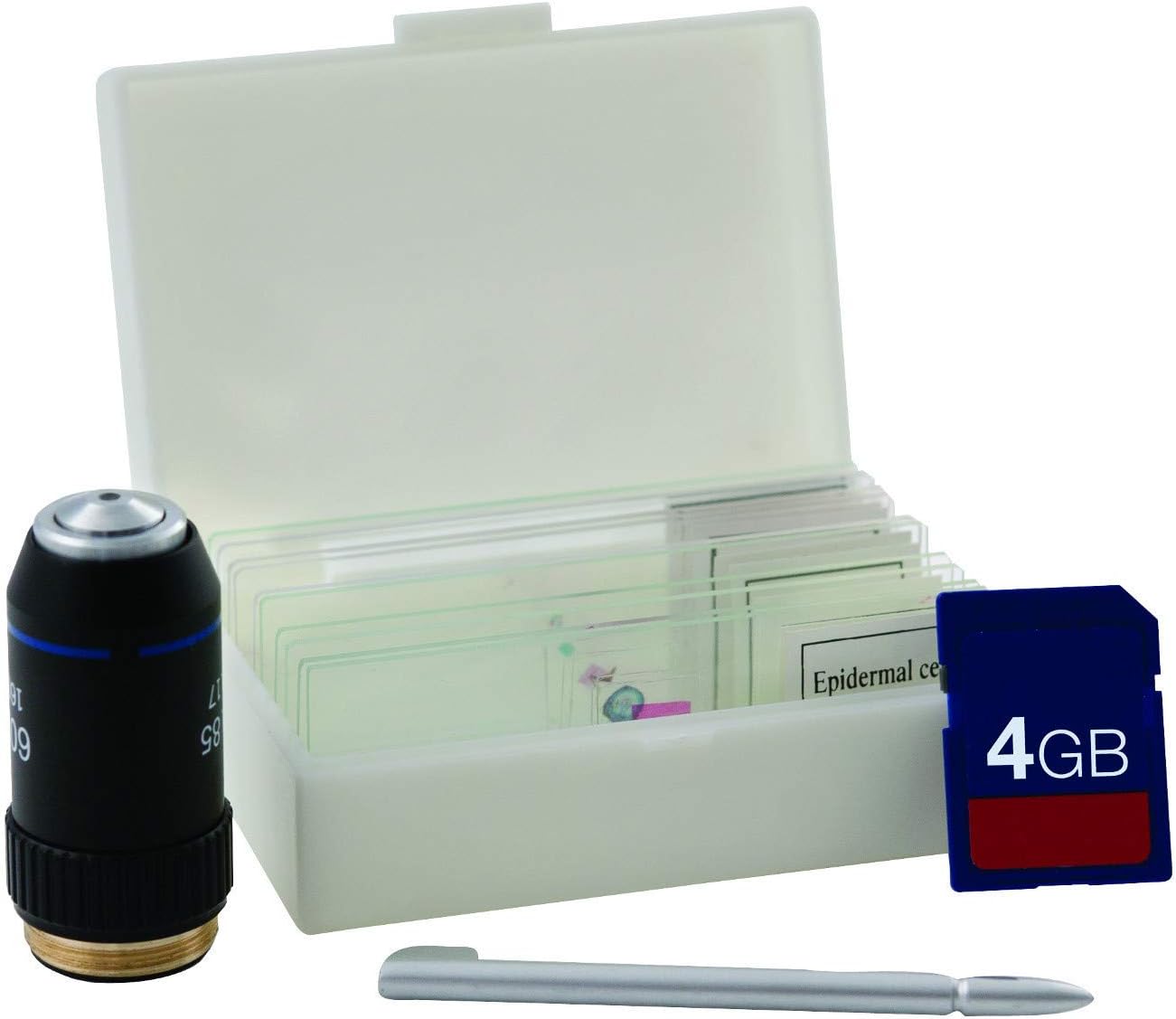 Celestron 44341 Professional 5MP LCD Digital Microscope II, 4x-1600x Magnification, Black/Silver (Pack of 2)