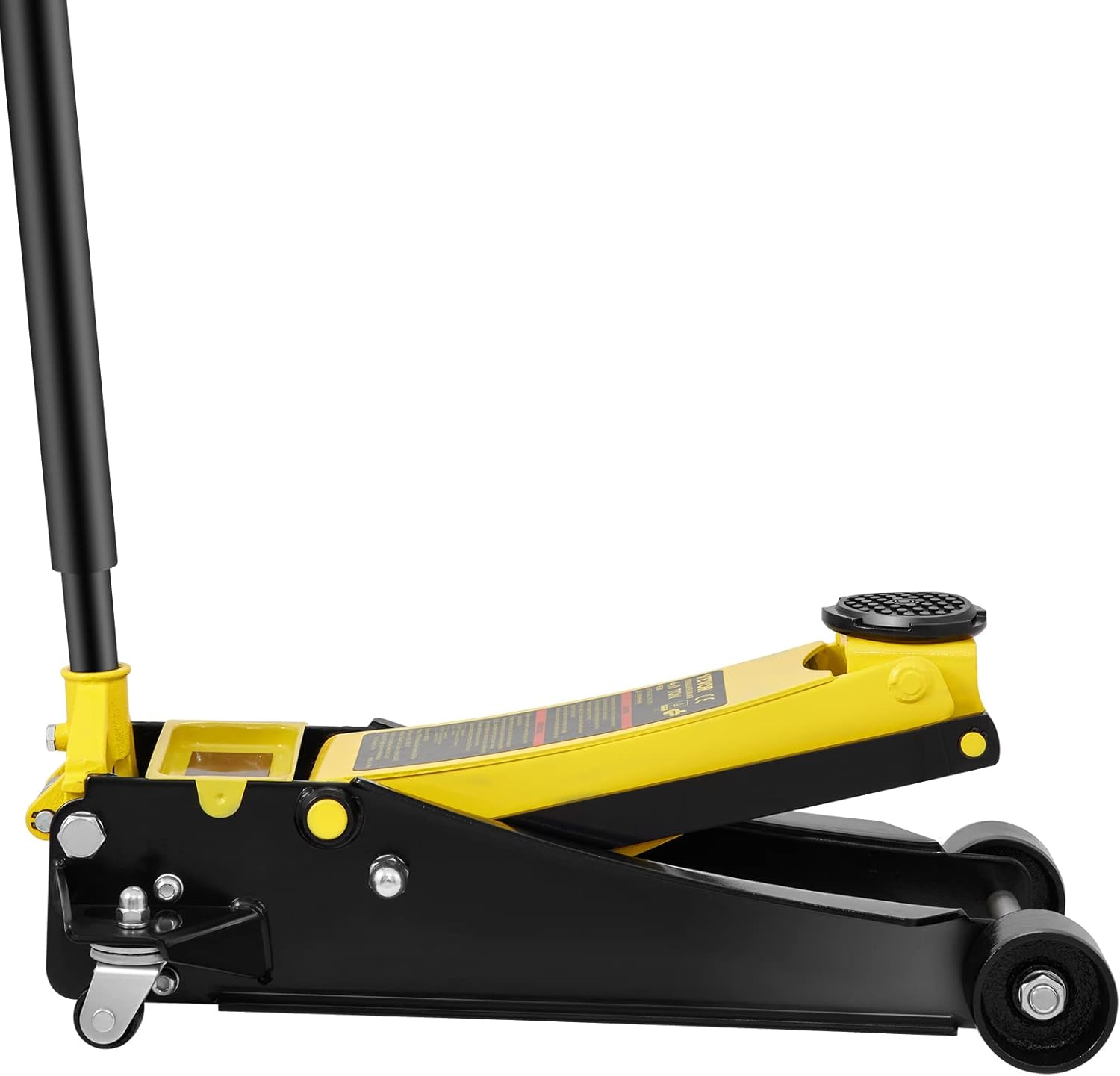 VEVOR 4 tons low profile heavy steel racing floor jack with double piston quick lift pump, lifting range 10 cm - 53 cm