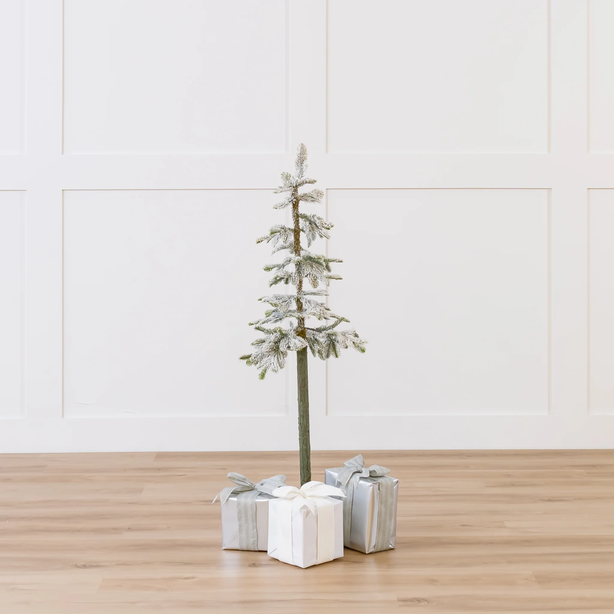 Alpine Fir Snowy Tree Unlit