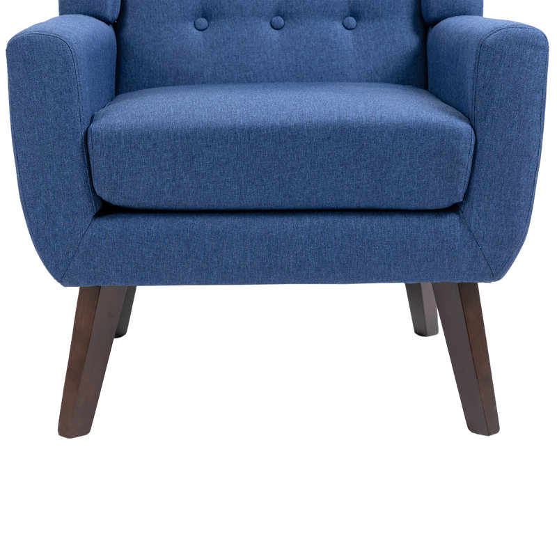 George Oliver Jaqueze Blue Linen Blend