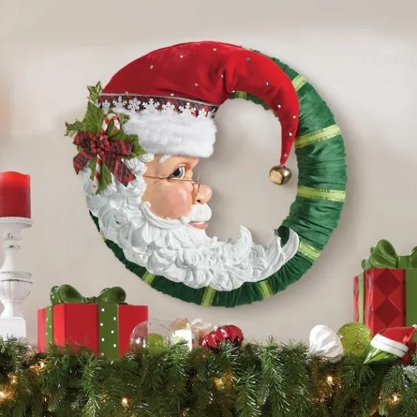 Christmas-jolly santa wreath2
