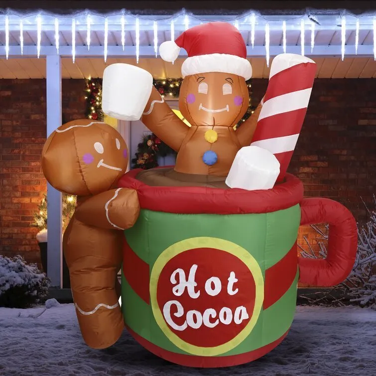 Cocoa Gingerbread Inflatable