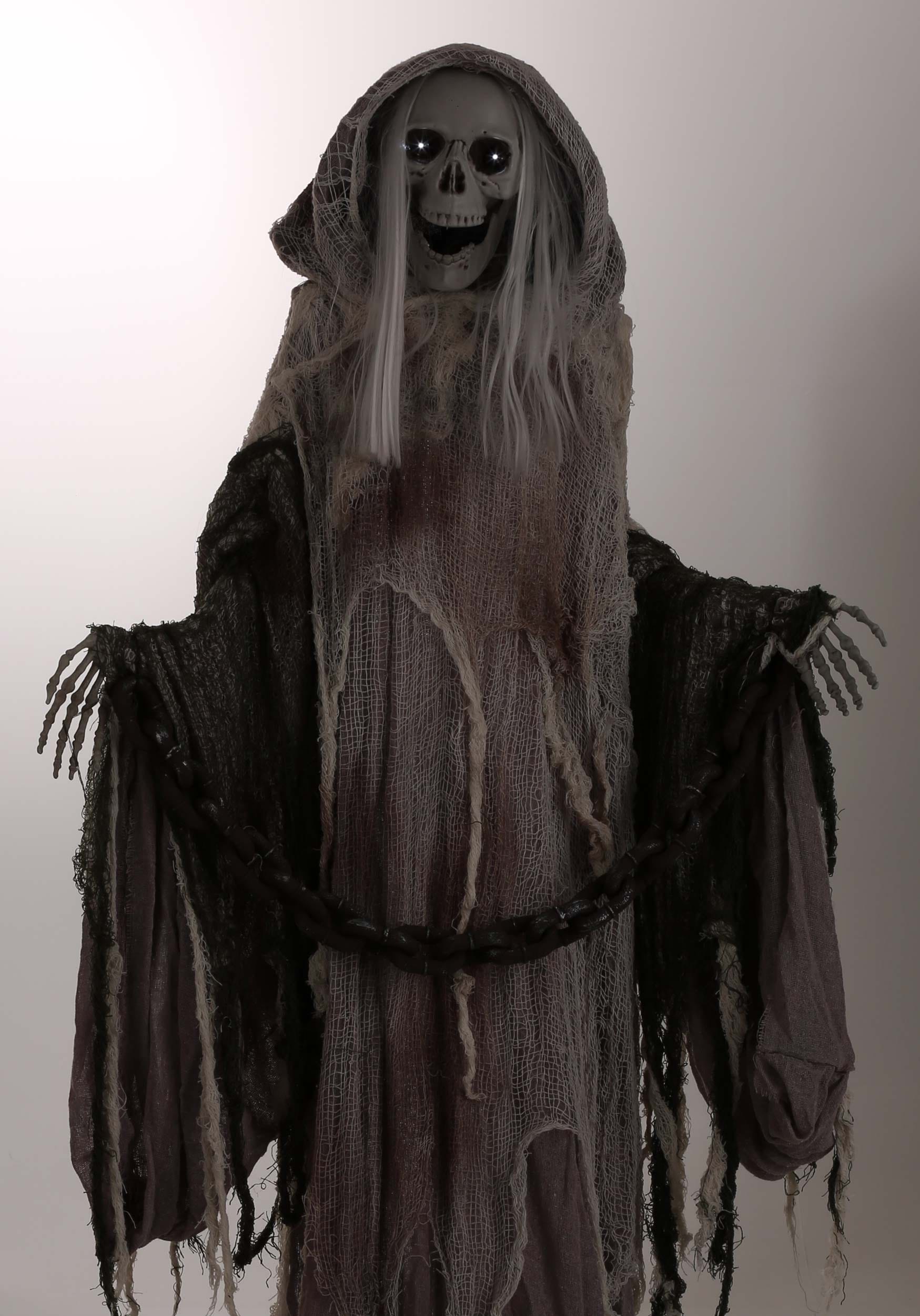 6FT Animatronic Standing Ghoul Halloween Decoration