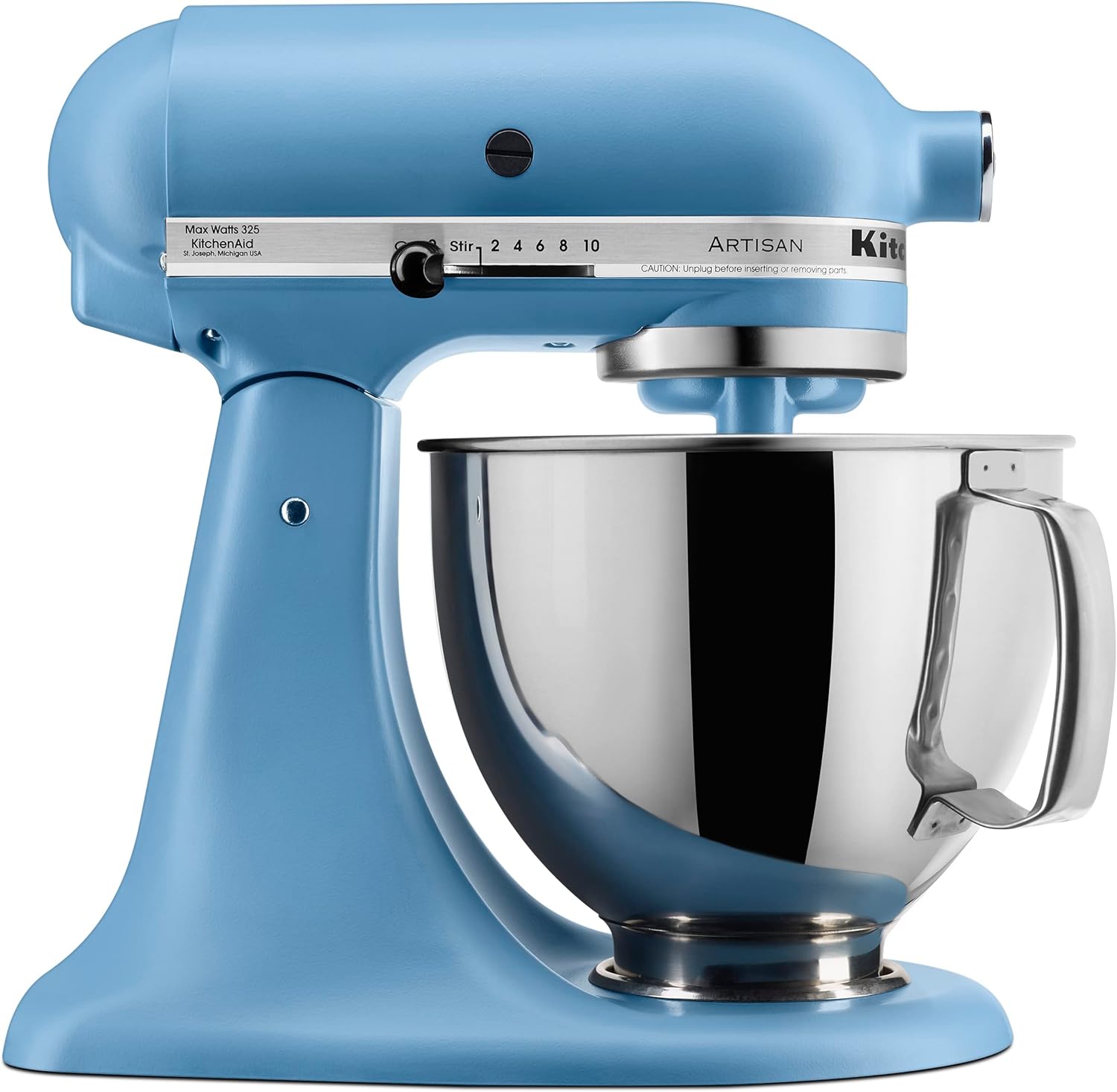 KitchenAid Artisan Series 5 Quart Tilt Head Stand Mixer with Pouring Shield KSM150PS, Almond Cream