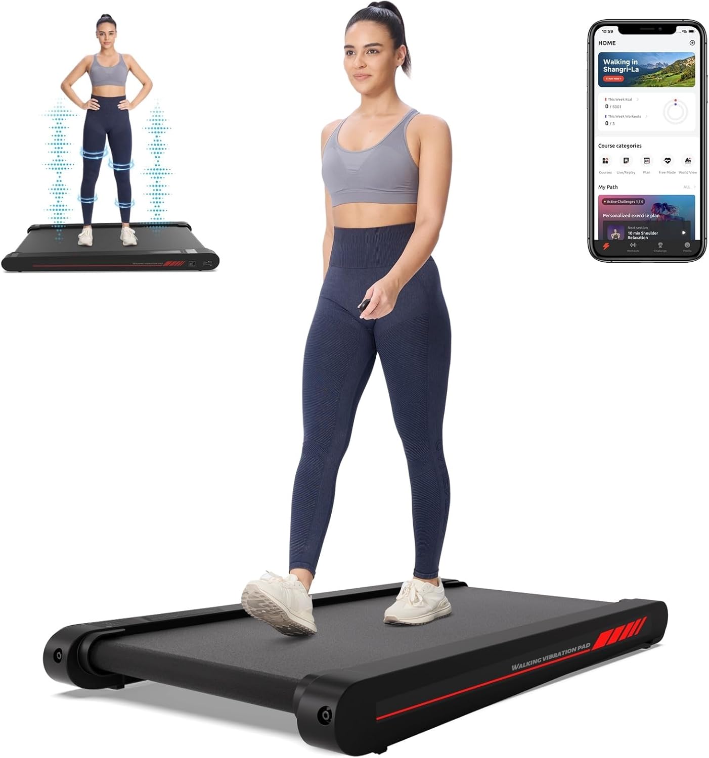 Sperax Walking Pad,Under Desk Treadmills for Home,3 in 1 Portable Walking Pad,320 Lbs Capacity Treadmill
