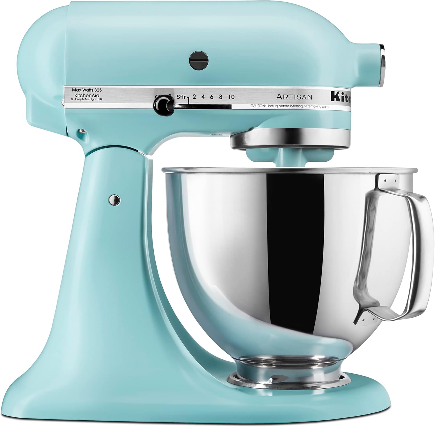 KitchenAid Artisan Series 5 Quart Tilt Head Stand Mixer with Pouring Shield KSM150PS, Almond Cream