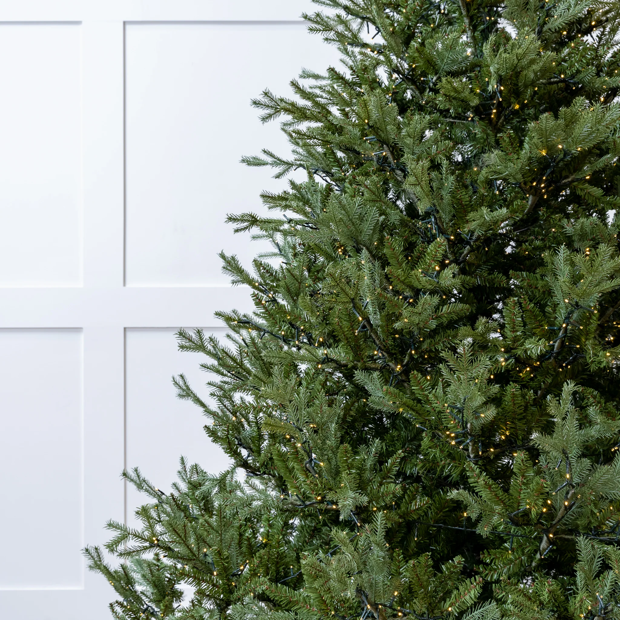 Newbury Pine Tree Pre-Lit Micro Warm White LED Lights