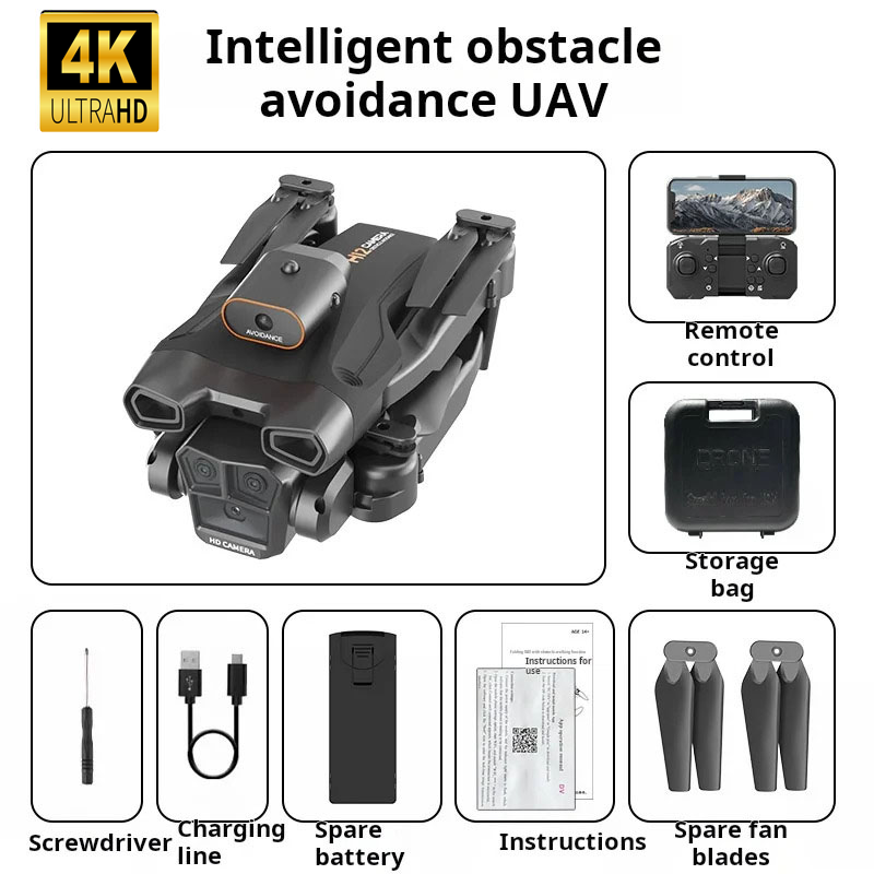 ❄🎄Here comes Christmas⛄🔔Drone with 4K Camera Suitable for Adults, HS175D Remote Control Quadcopter with Auto Return