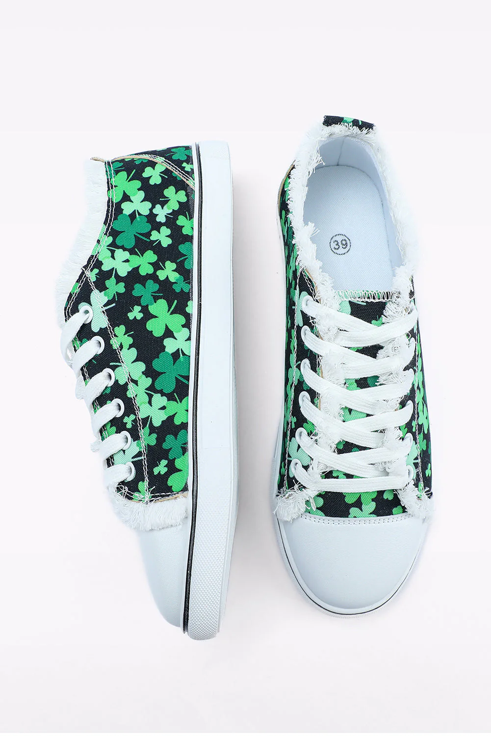 Shamrock Daily Flat Canvas Shoes.