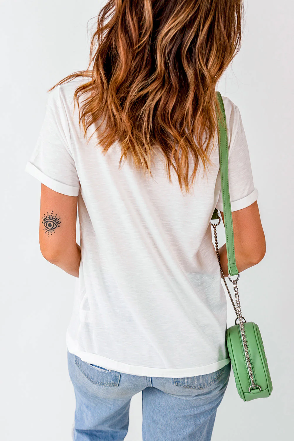 St. Patrick's Day Slogan Round Neck Shift Casual T-Shirts.