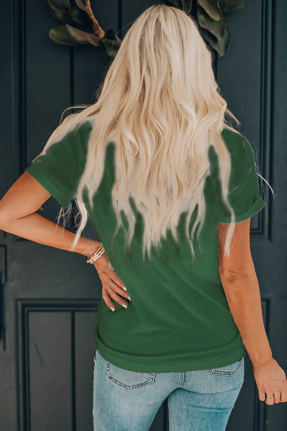 St.Patricks Day Leopard Shamrock Clover Graphic T-Shirts.