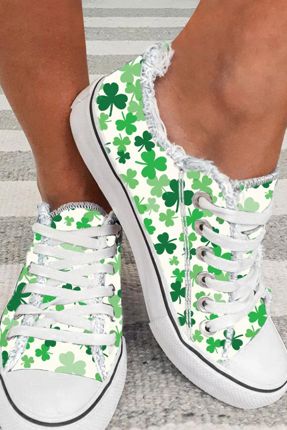 Shamrock Daily Flat Canvas Shoes.
