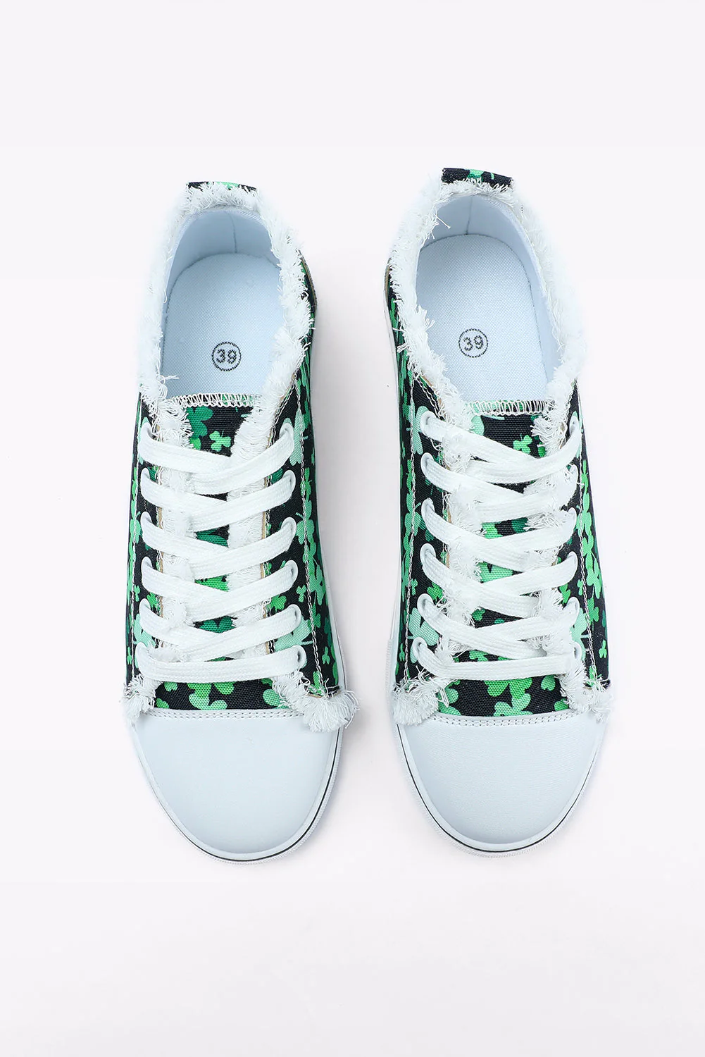 Shamrock Daily Flat Canvas Shoes.