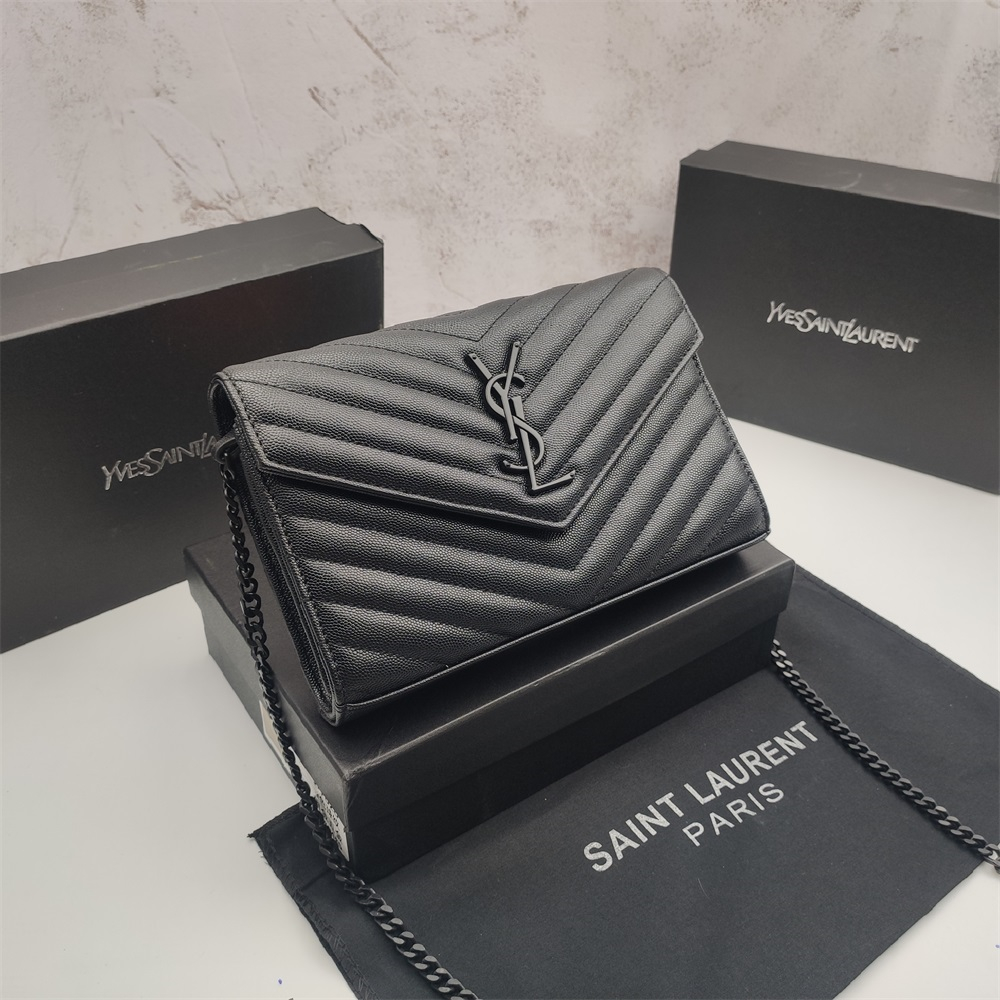 YSL Envelope Chain Purse Hangbag