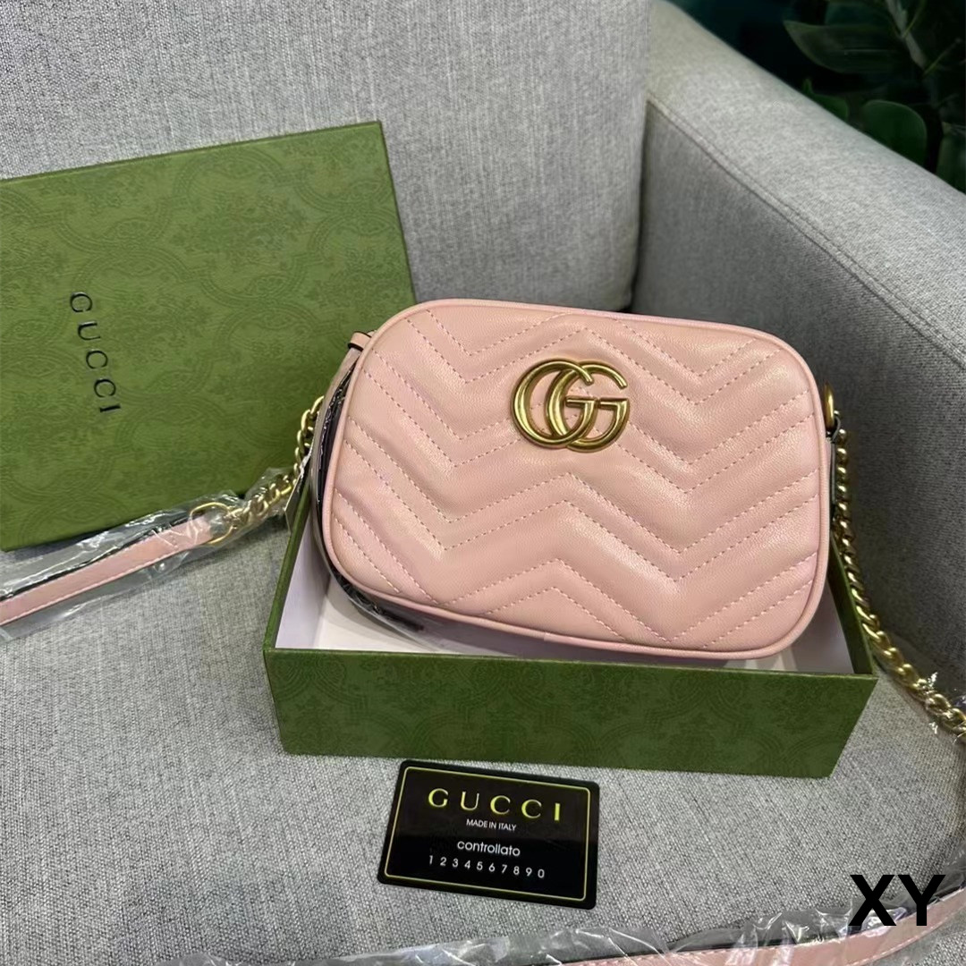 Gucci Marmont Matelasse Shoulder Bag