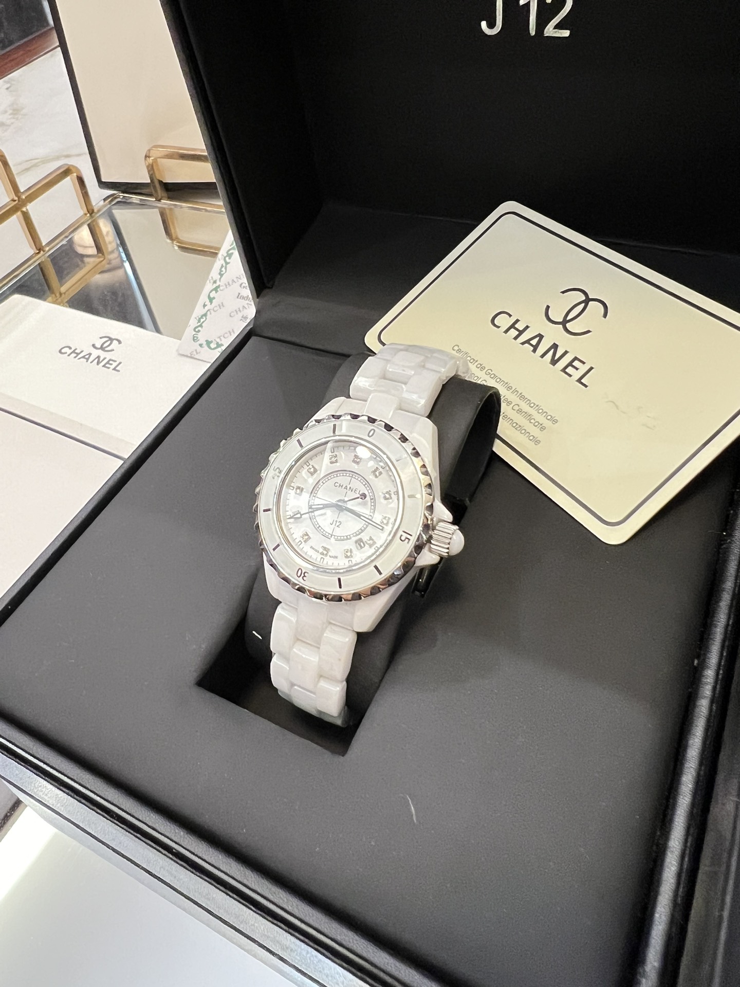 CHANEL J12 Ceramic Quartz Ladies Watch