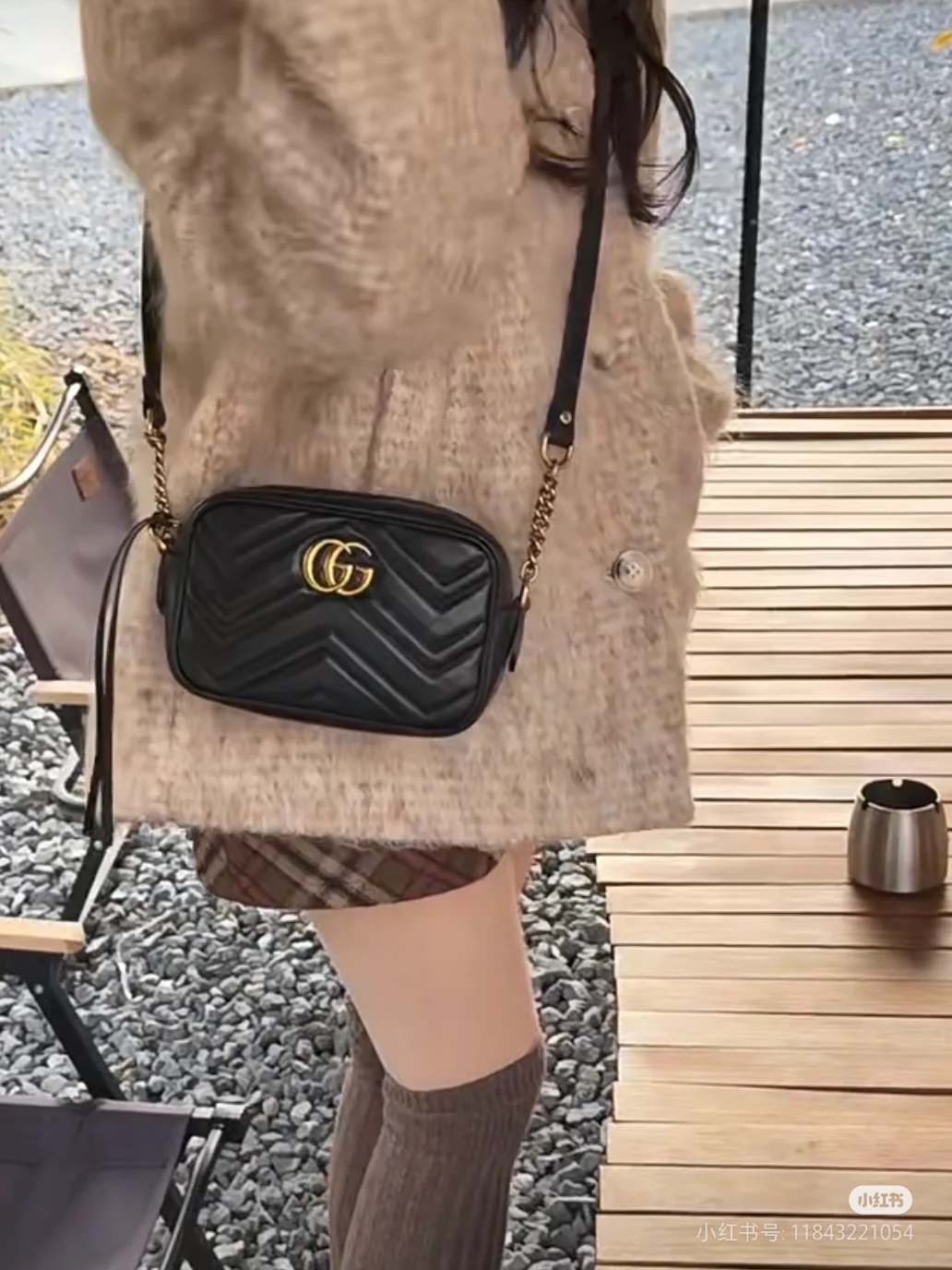 Gucci Marmont Matelasse Shoulder Bag