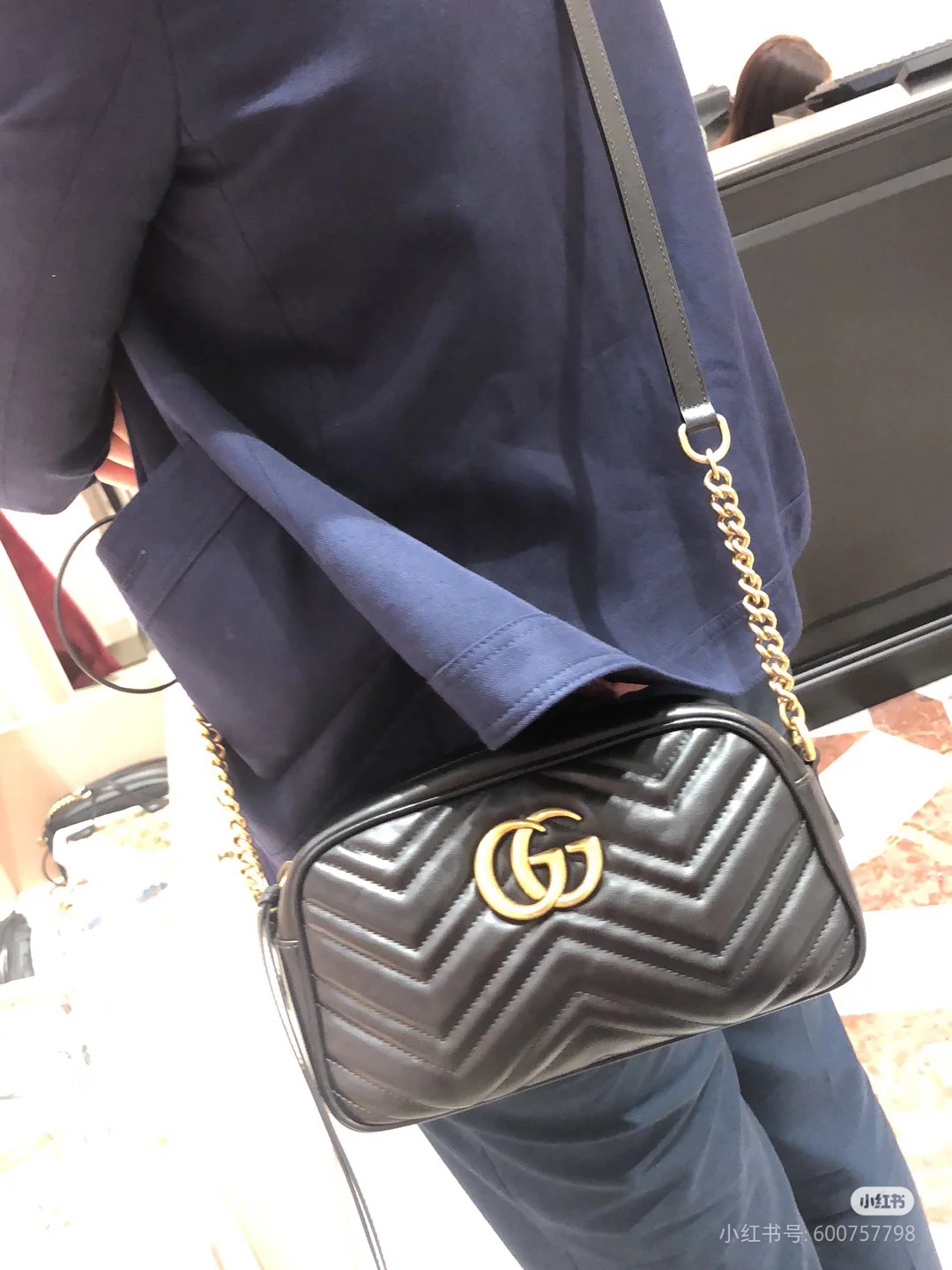 Gucci Marmont Matelasse Shoulder Bag