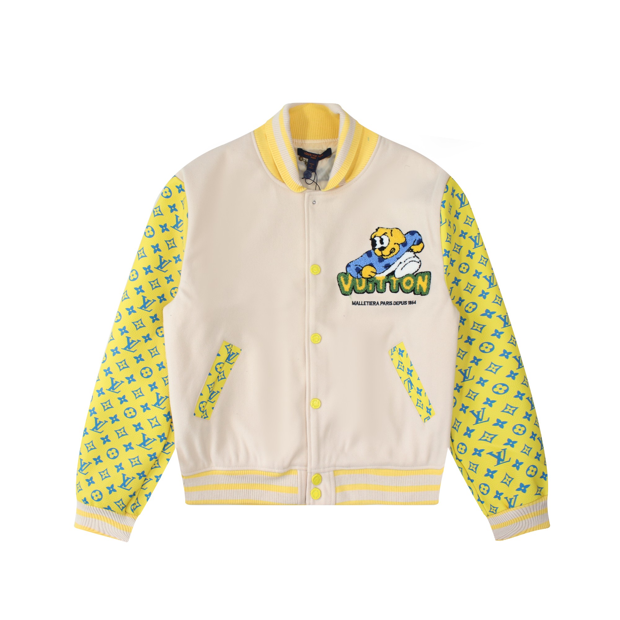 LV Color contrast Logo printed baseball uniform