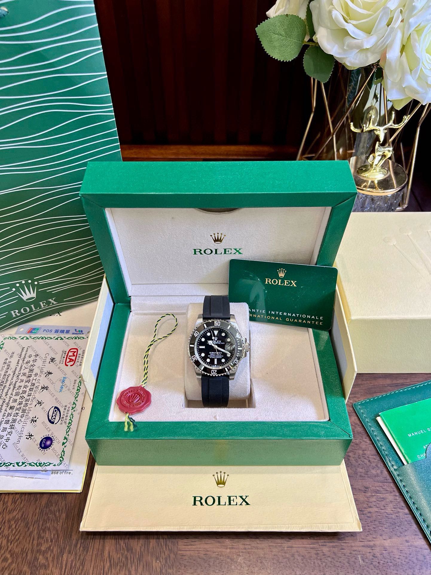 Rolex Submariner Date Black Dial Watch