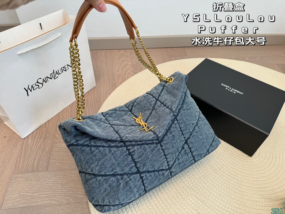 YSL denim bag collection