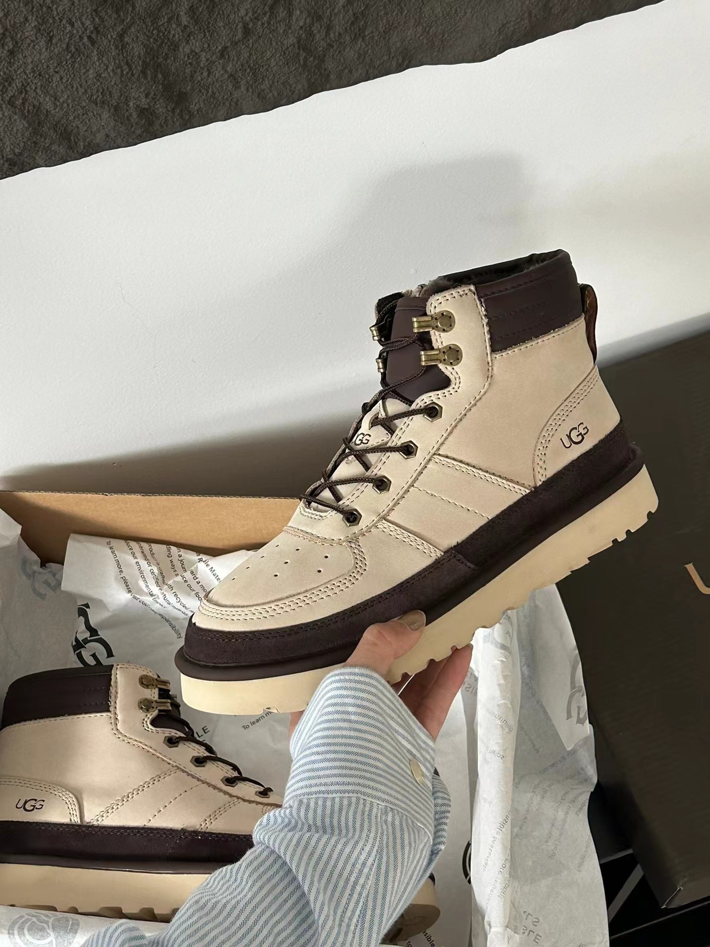 Top Quality UGG Highland Boot 'Beige Brown'