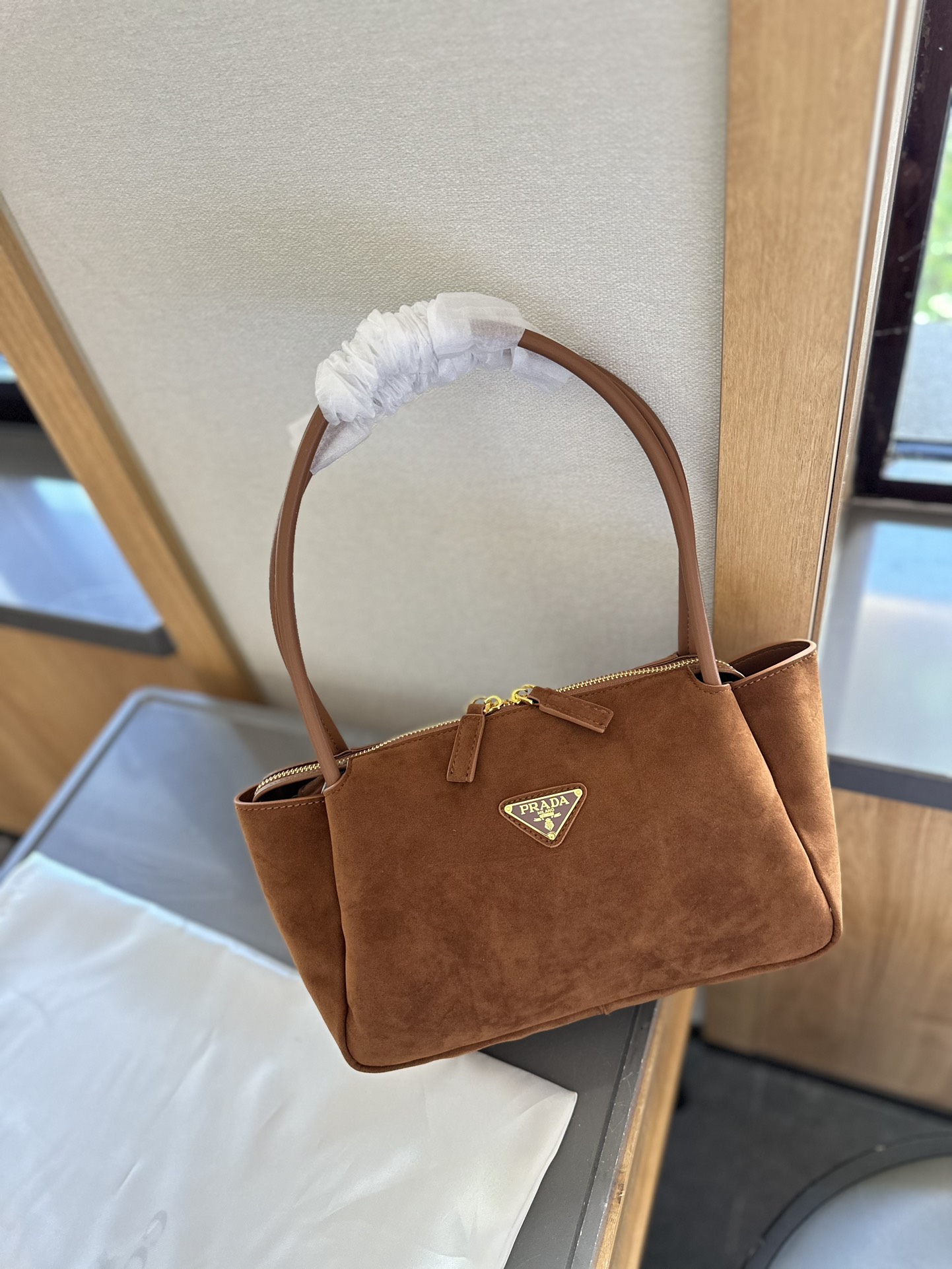 Prada Hobo Tote bag suede