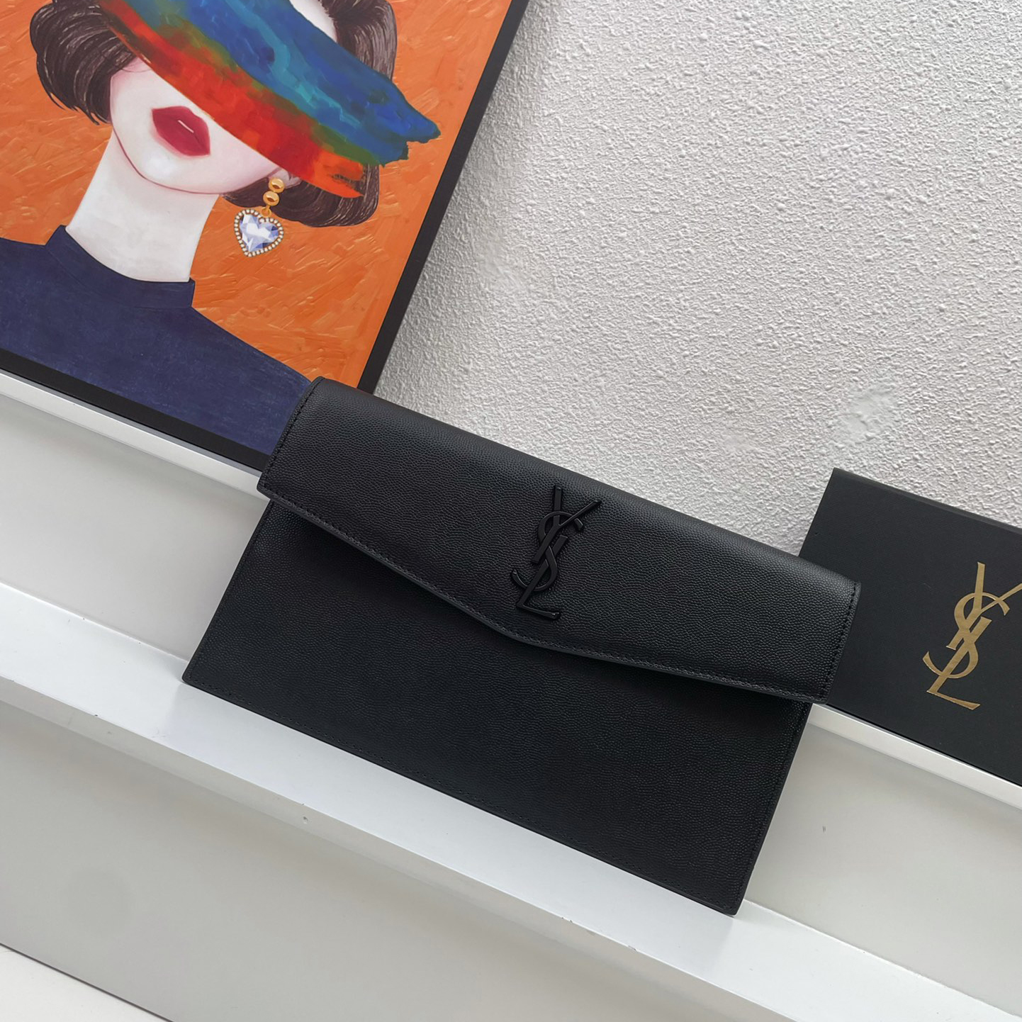 YSL Uptown clutch bag