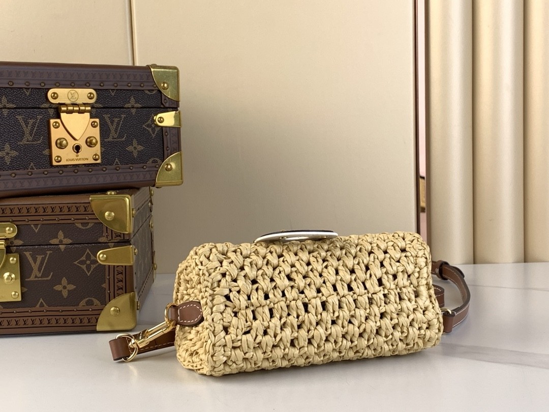 LV Top Quality Louis Vuitton Raffia Speedy Nano 2024