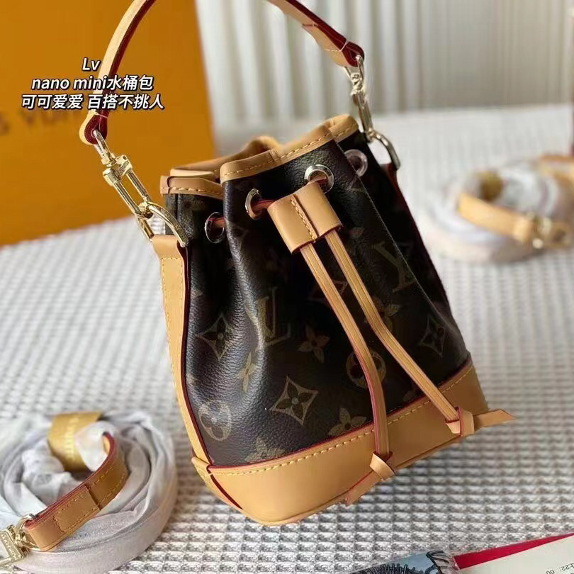 LV nano mini bucket bag