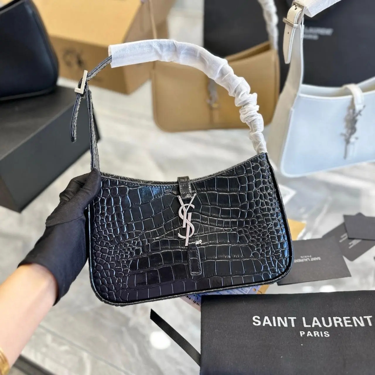 YSL armpit shoulder bag