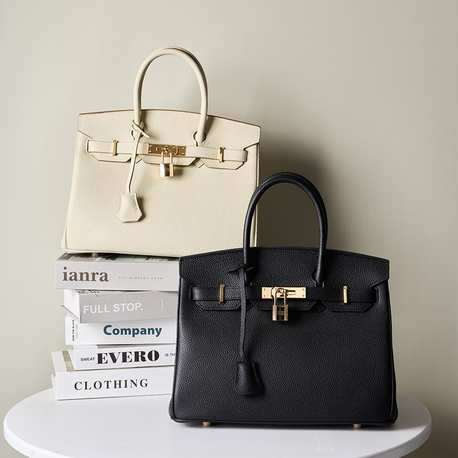 NO logo Lichee Pattern handbag