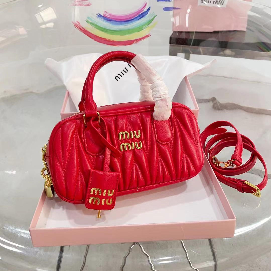 miumiu Bowling hand-held crossbody bag